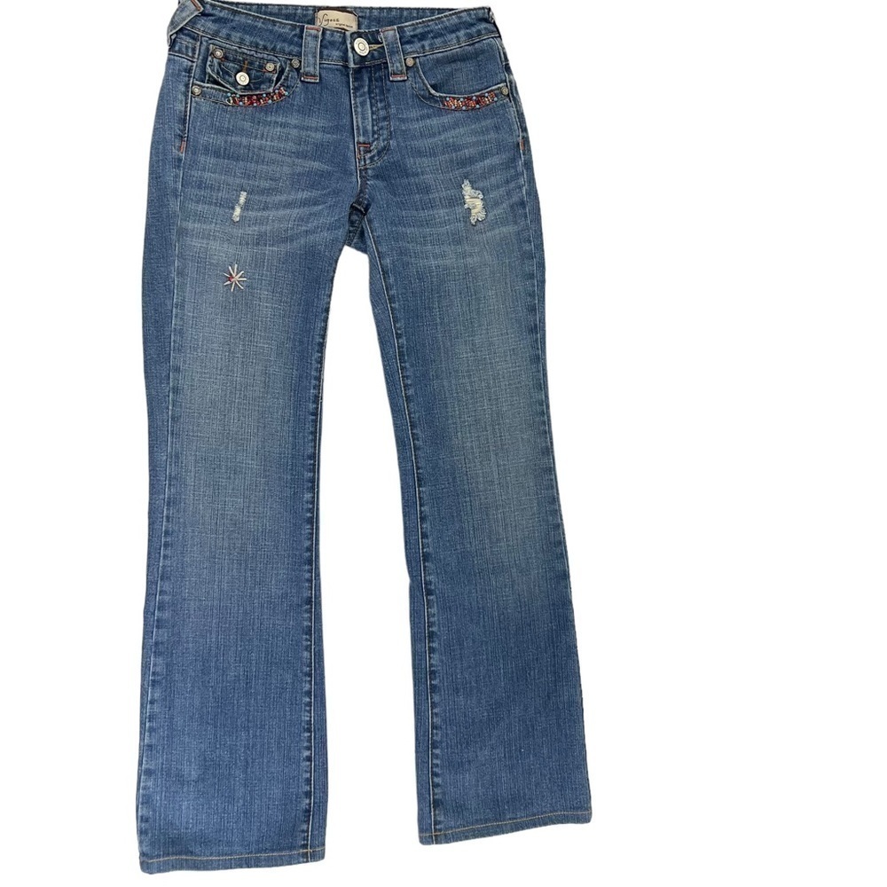 Vigoss Blue Bootcut Jeans Size 3/4